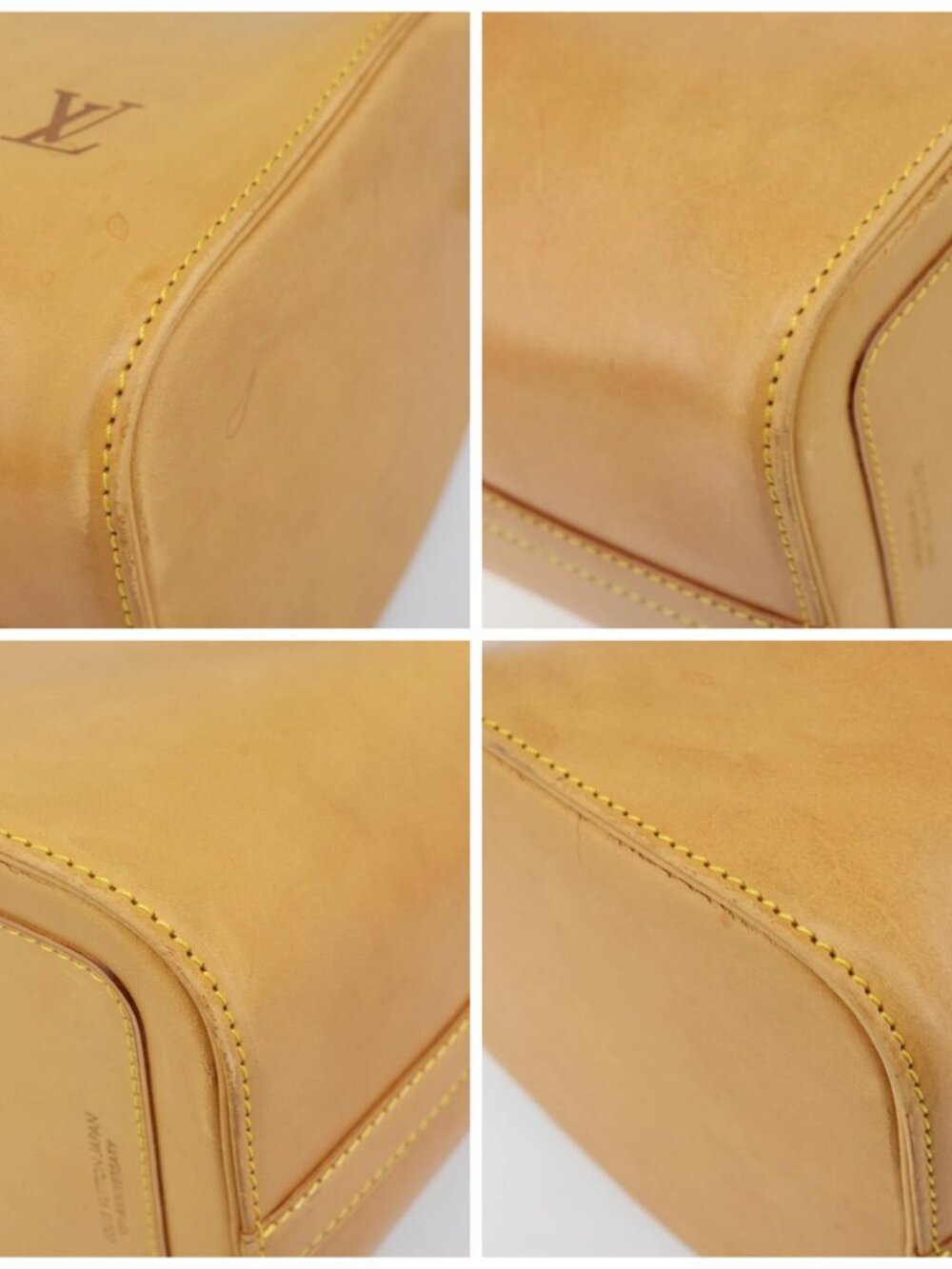 LOUIS VUITTON Nomad leather Speedy 30 Hand Bag Beige M85392 LV Auth 173756 - Picture 14 of 16